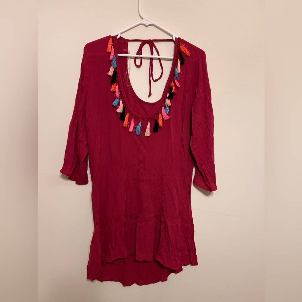 Cover up with fringe